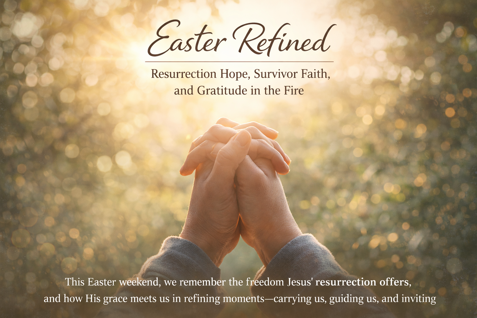 Easter Refined: Triumph, Healing, and the Ever-Present Grace of God